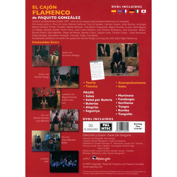 DG De Gregorio El Cajon Flamenco