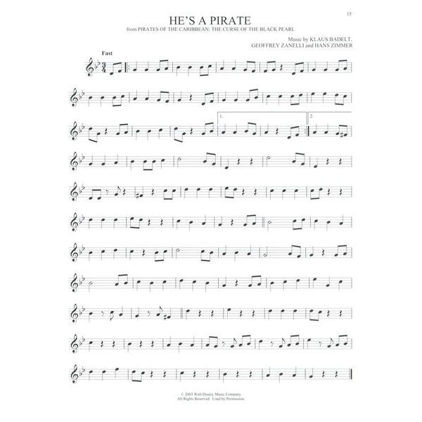 Hal Leonard Disney Songs For Ocarina