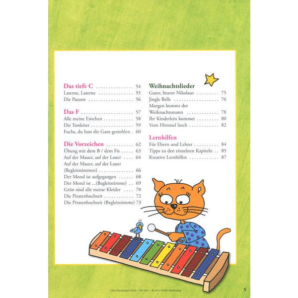 Hage Musikverlag Lillis Glockenspiel-Schule
