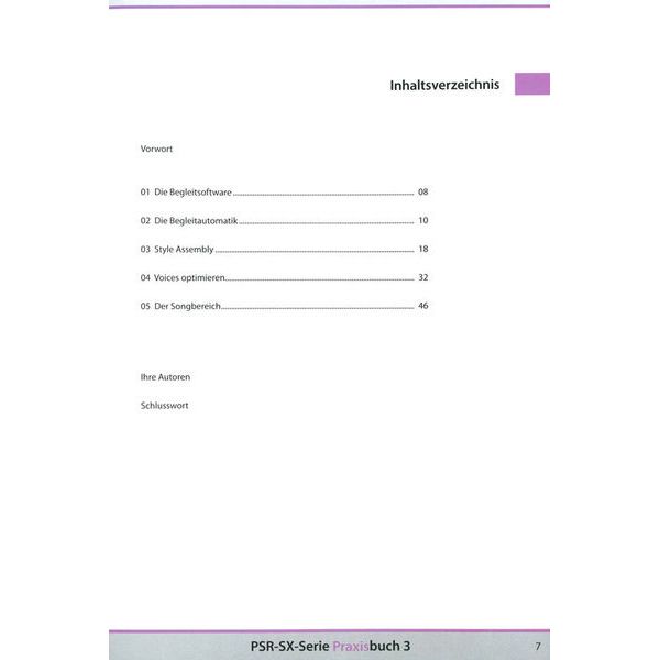 Keys Experts Verlag SX700/900 Praxisbuch 3