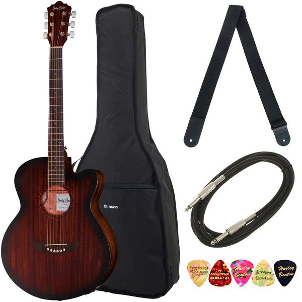 Harley Benton Delta Blues MJCE Bundle