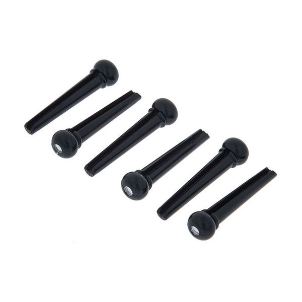 Harley Benton Bridge Pin Set Black Dot