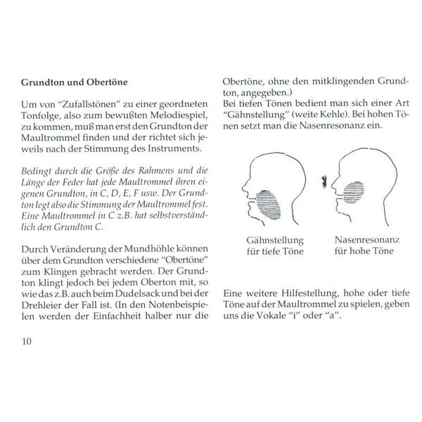 Musikverlag Preissler Musizieren auf der Maultrommel