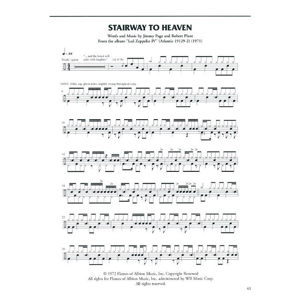 Alfred Music Publishing Drum Techniques Led Zeppelin