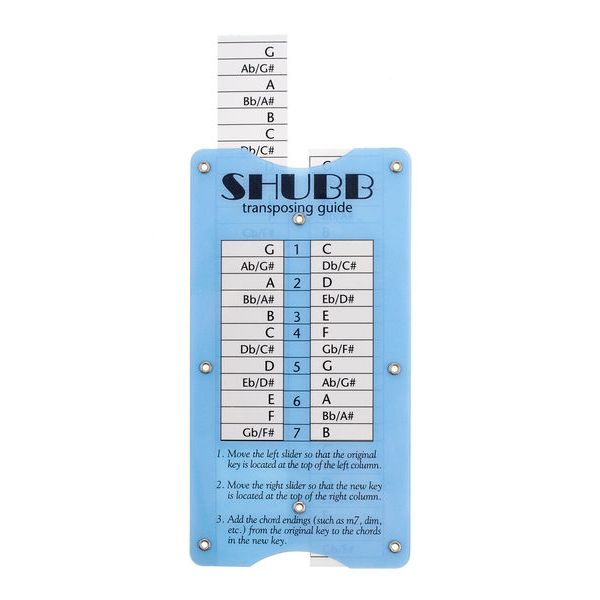 Shubb Transposing Guide