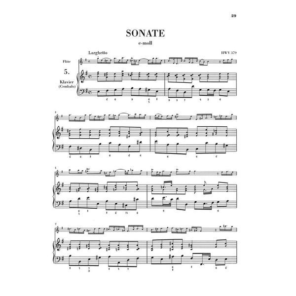 Henle Verlag Hndel Flötensonaten 1