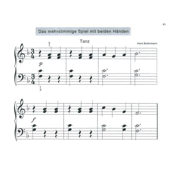 Edition Melodie Kleine Finger am Klavier 3