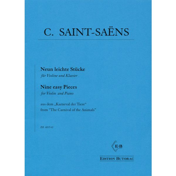 Edition Butorac Saint-Sans Karneval Violin
