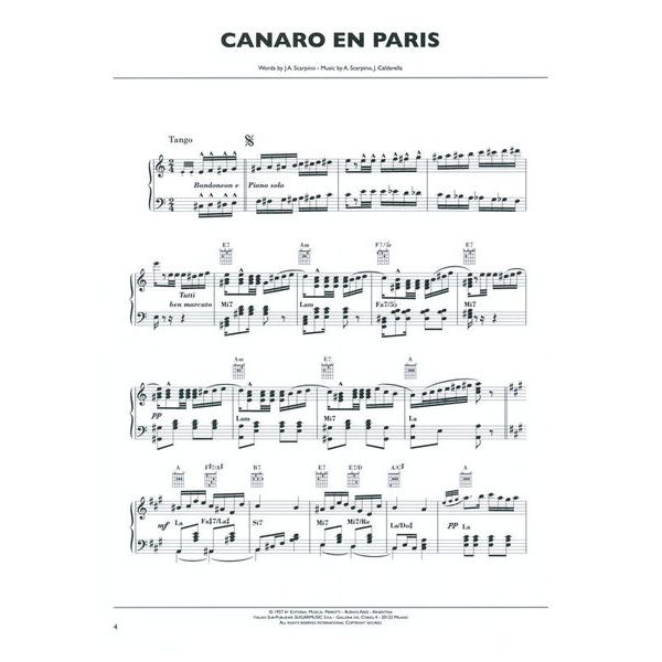 Edition Carisch The Very Best Of Tango