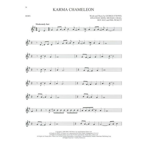 Hal Leonard 101 Popular Songs Horn