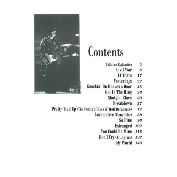 Cherry Lane Music Company Guns N'Roses Use Your 2