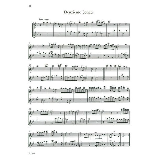 Heinrichshofen Verlag Boismortier Sechs Sonaten