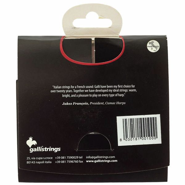 Galli Strings Lever Harp Bass Wire C27