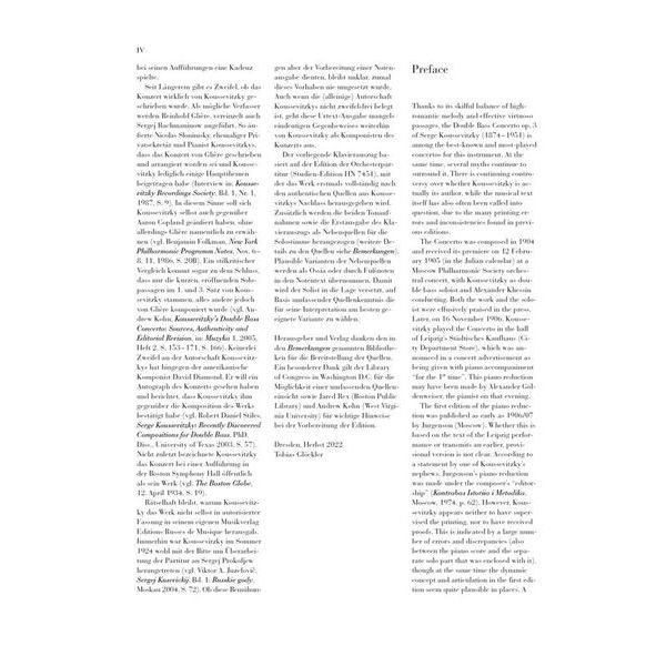 Henle Verlag Koussevitzky Kontrabasskonzert