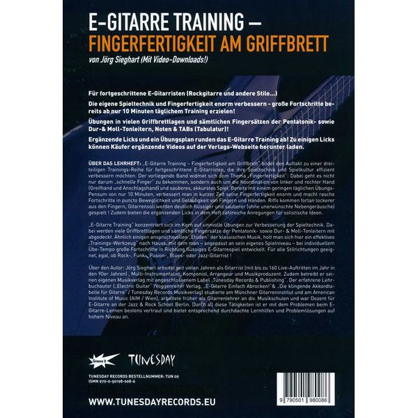 Tunesday Records Fingerfertigkeit am Griffbrett