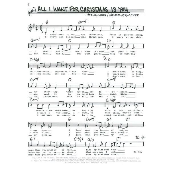 Hal Leonard The Real Christmas Book C