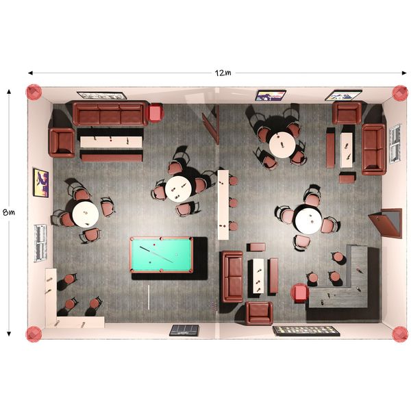 the box pro 2room Lounge Bundle M white