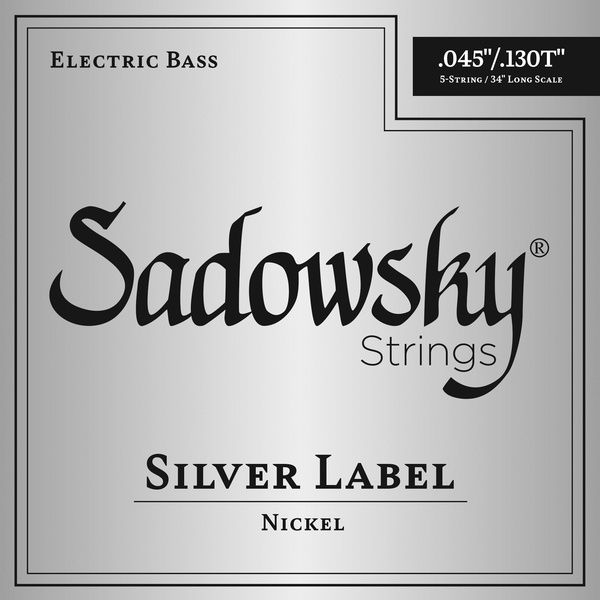 Sadowsky Silver Label Bass String TW 5