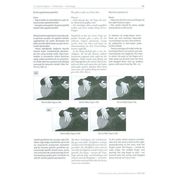 Acoustic Music Books Baglama Saz Method