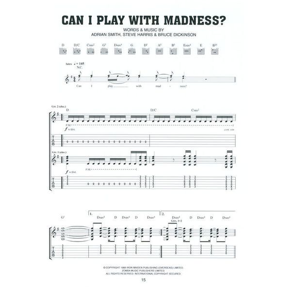 Wise Publications The Best Of Heavy Metal