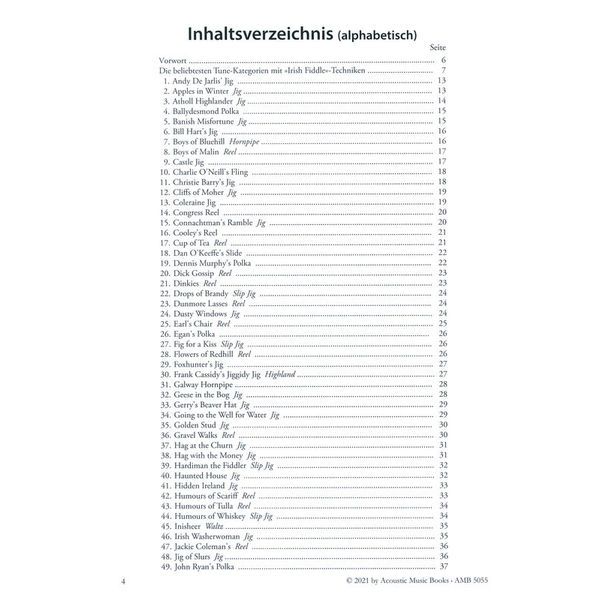 Acoustic Music Books Das Irish Fiddle Buch