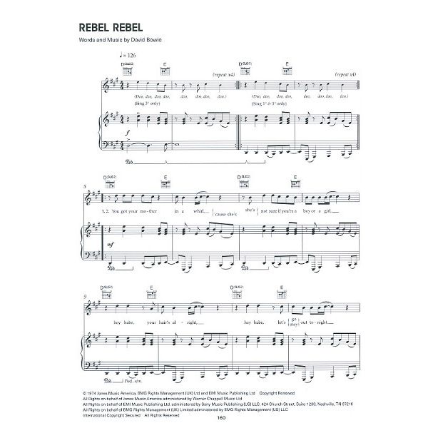 Faber Music David Bowie Hits