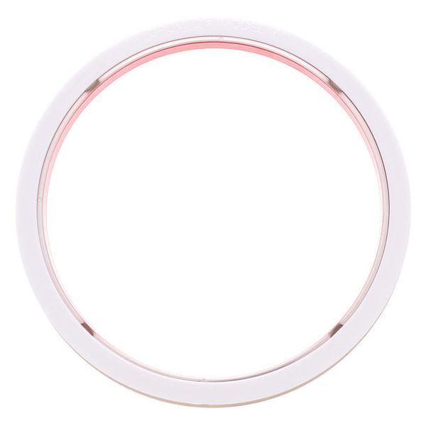 Bass Drum O's 6" Red Chrome round HCR6