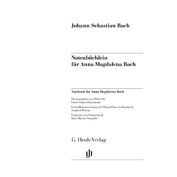 Henle Verlag Bach Notenbüchlein