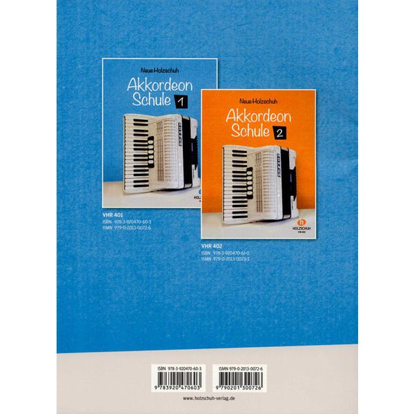 Holzschuh Verlag Neue Akkordeon Schule 1