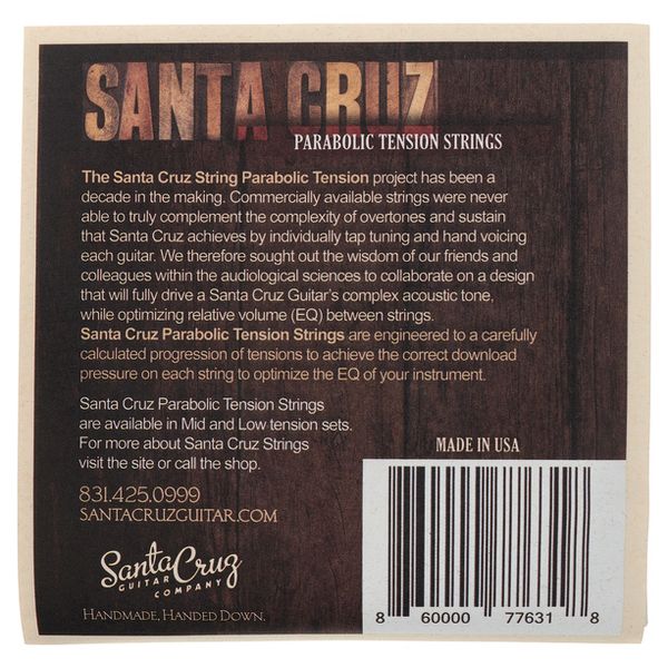 Santa Cruz Parabolic String Set Medium