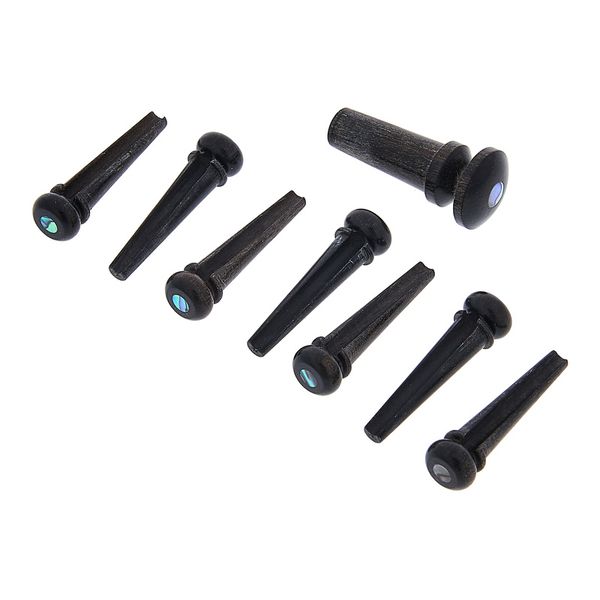 Martin Guitar Bridge & End Pin Ebony (Pearl)