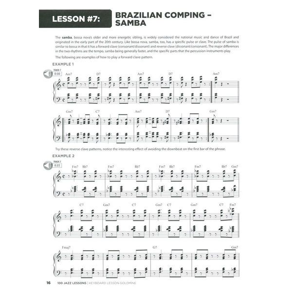 Hal Leonard Keyboard Lesson 100 Jazz