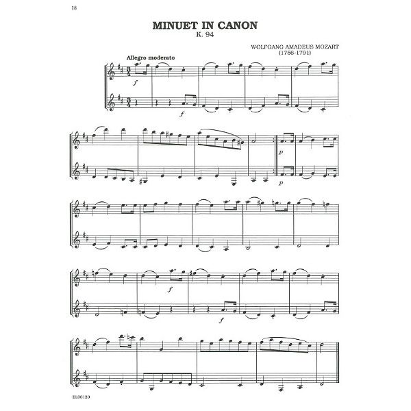 Alfred Music Publishing Classical Duets for All Clarin