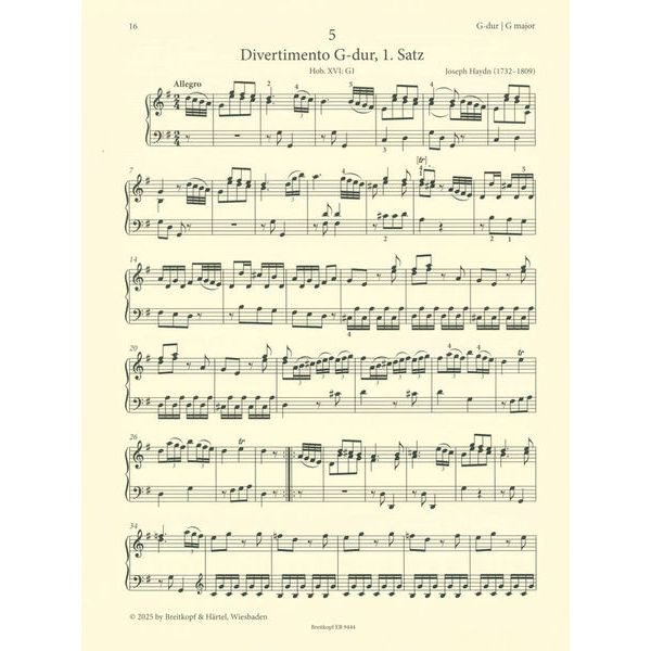 Breitkopf & Hrtel Tonartenbuch