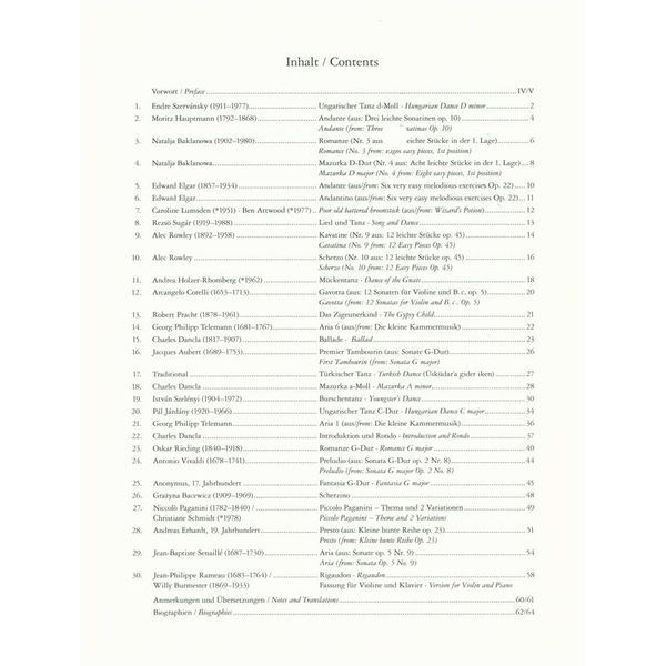 Edition Peters Piccolo Paganini 1