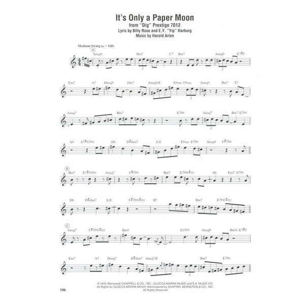 Hal Leonard Miles Davis Omnibook Bb