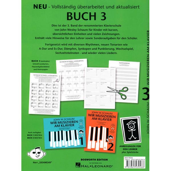 Bosworth Wir musizieren am Klavier 3