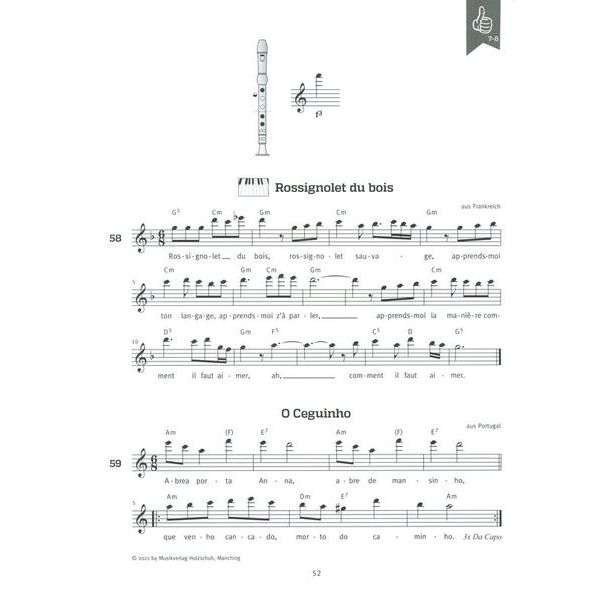 Holzschuh Verlag Schule for Altblockflöte 2