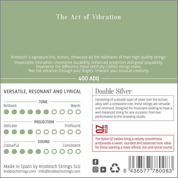 Knobloch Strings Double Silver Nylon QZ 400ADQ