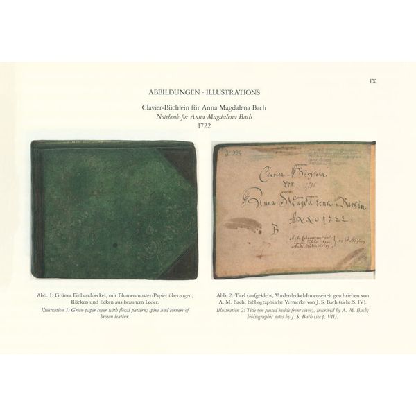 Edition Peters Clavier-Büchlein Anna Magdalen