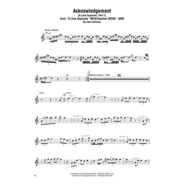 Hal Leonard John Coltrane Omnibook Eb