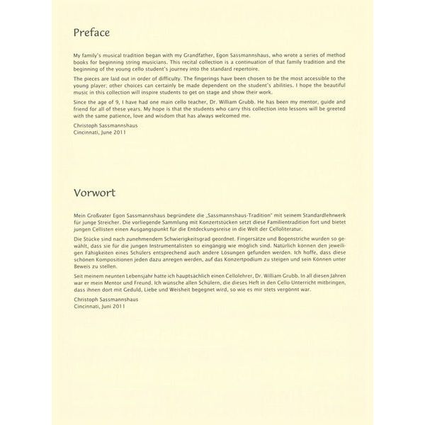 Brenreiter Konzertstücke Cello