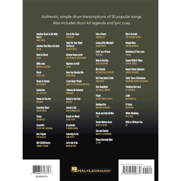 Hal Leonard Simple Songs Drums