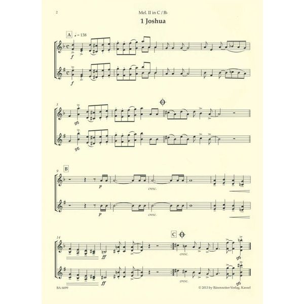 Brenreiter combocom Spirituals