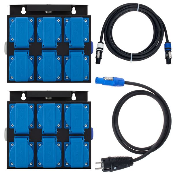 Stairville PCD-6 Power Distributor Bundle