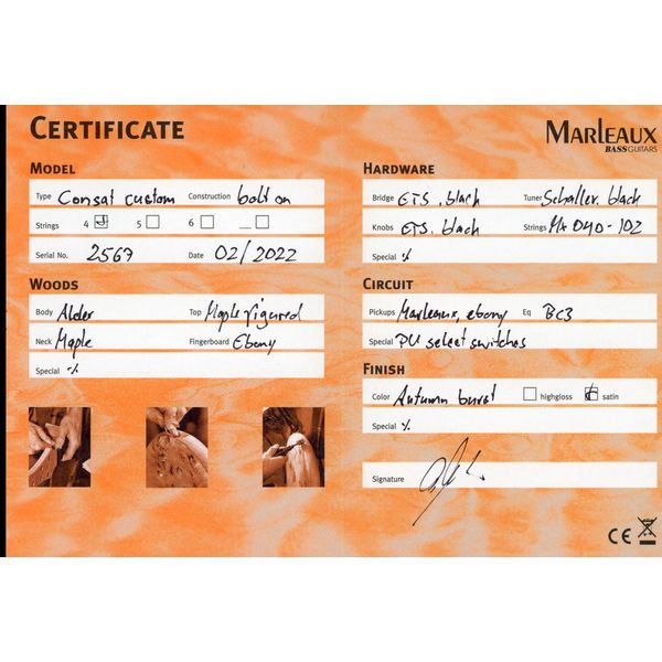 Marleaux Consat Custom 4 Autumnburst EB