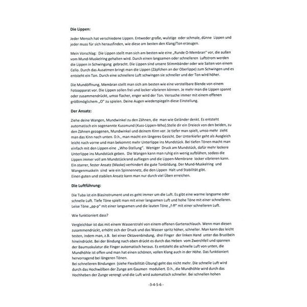 Schlipf Tuba Basiskurs Bb Tuba