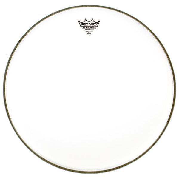 Remo 15" Emperor White smooth