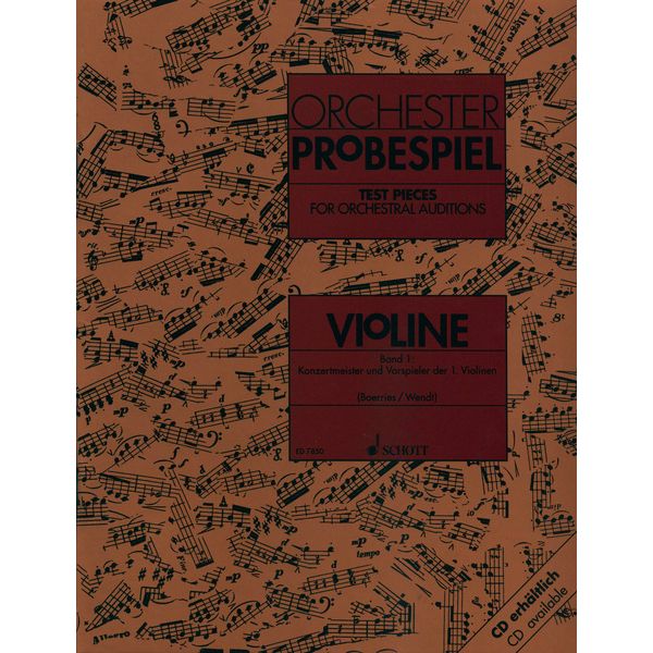 Schott Orchester Probespiel Violin