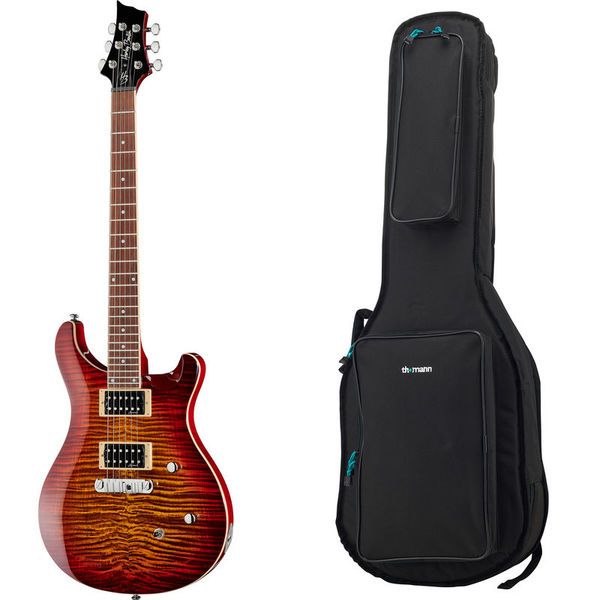 Harley Benton CST-24 Paradise Flame w/Bag
